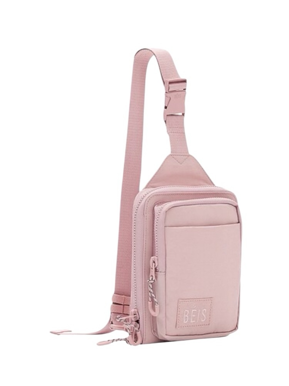 BEIS Atlas Pink Crossbody Sling (Hiking Jogging Running Traveling Vacation)